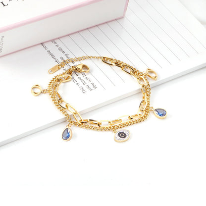 ZANORA - Blue Zircon Bracelet