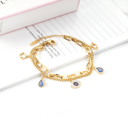 ZANORA - Blue Zircon Bracelet