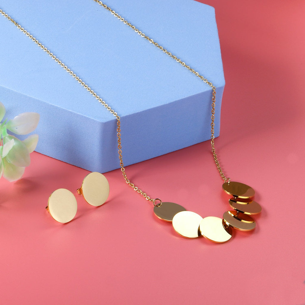 ZANORA Solstice - Round Paillettes Jewelry Set