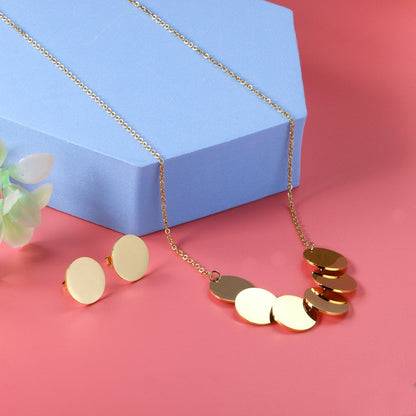 ZANORA Solstice - Round Paillettes Jewelry Set