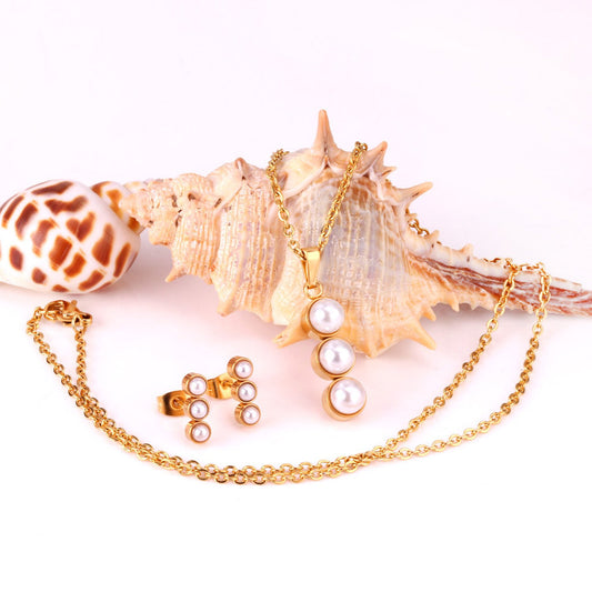 ZANORA Pearl Ascend - Crystal Pearls Jewelry Sets