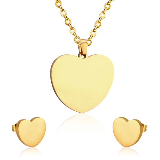 ZANORA Qalb - Heart Jewelry Set