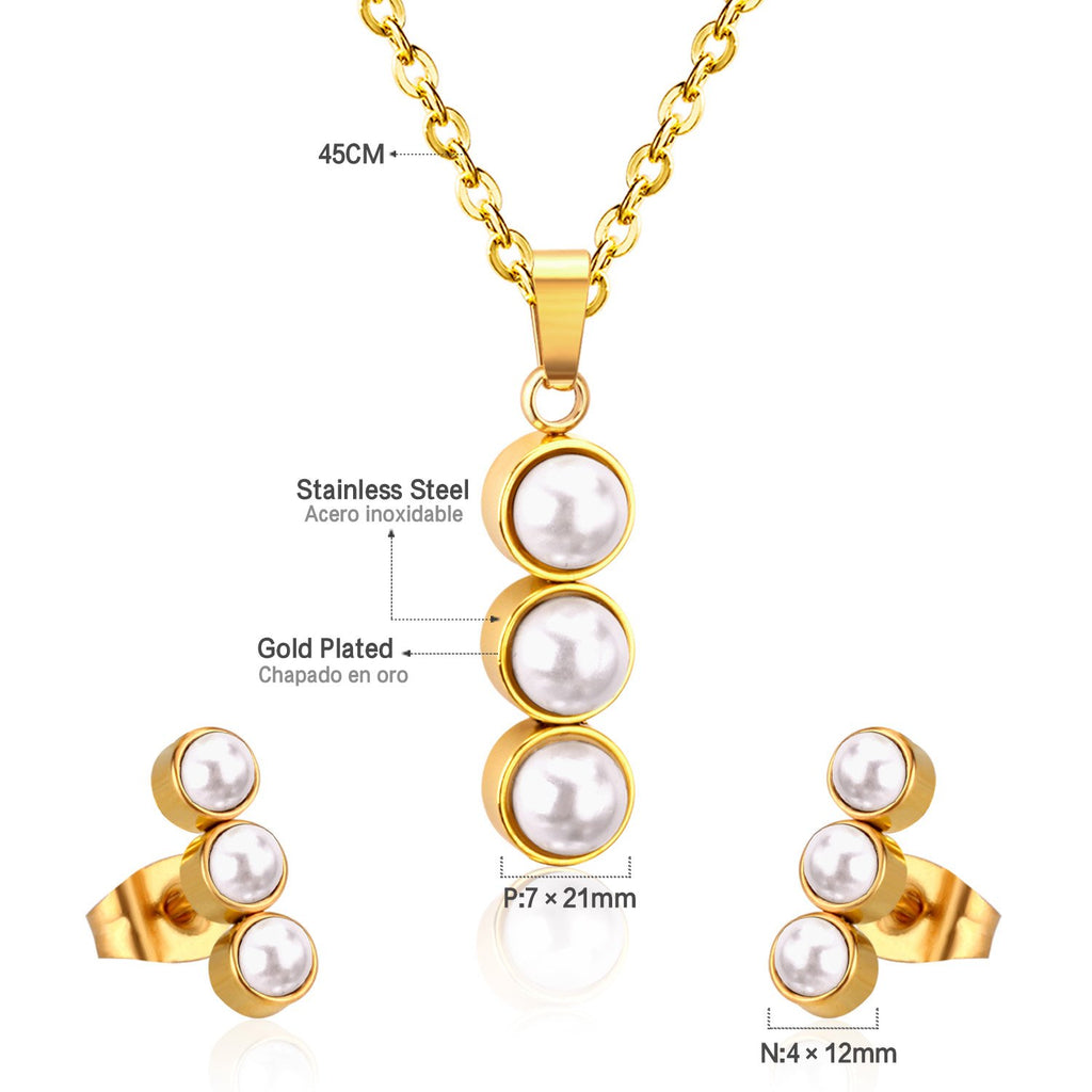 ZANORA Pearl Ascend - Crystal Pearls Jewelry Sets