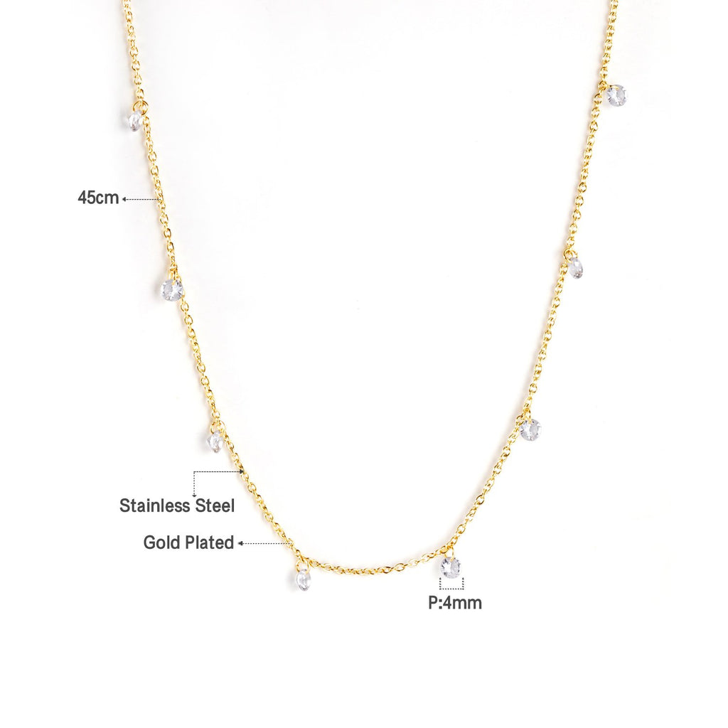 ZANORA Crystal Charm - Crystal Pendant Necklace