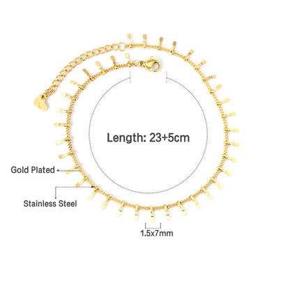 ZANORA Lucea - Tassel Anklet