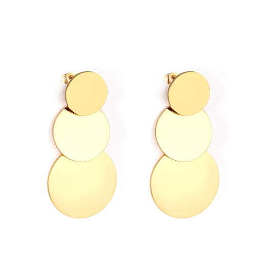 ZANORA  - Round Drop & Dangle Earring