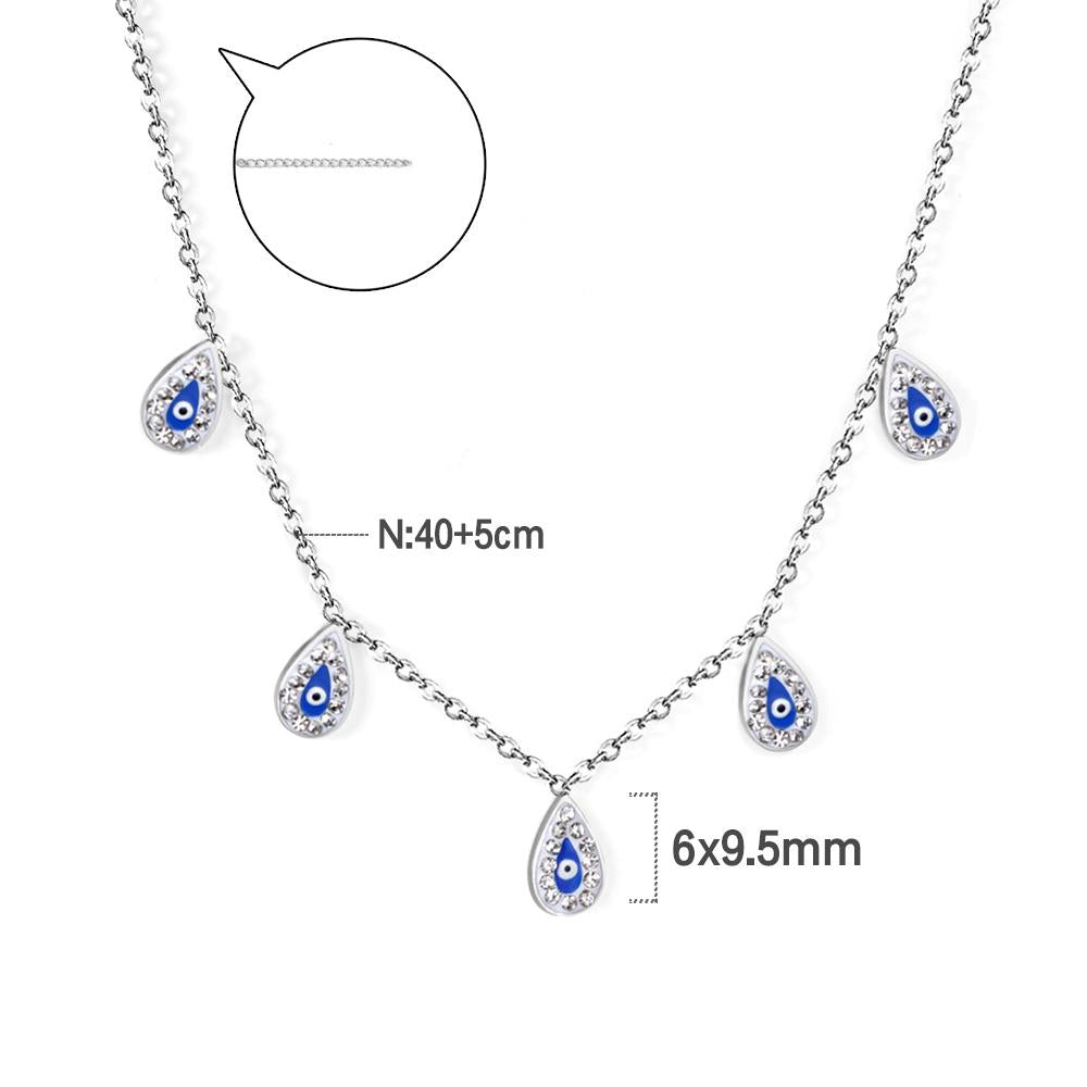 ZANORA Evil Eye Nazar - Evil Eyes Blue Charms Necklace