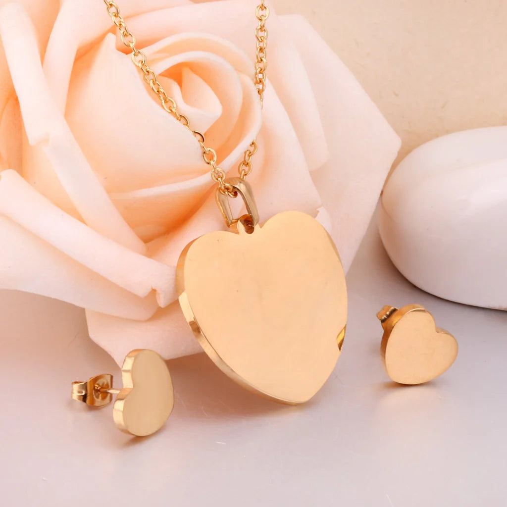 ZANORA Qalb - Heart Jewelry Set