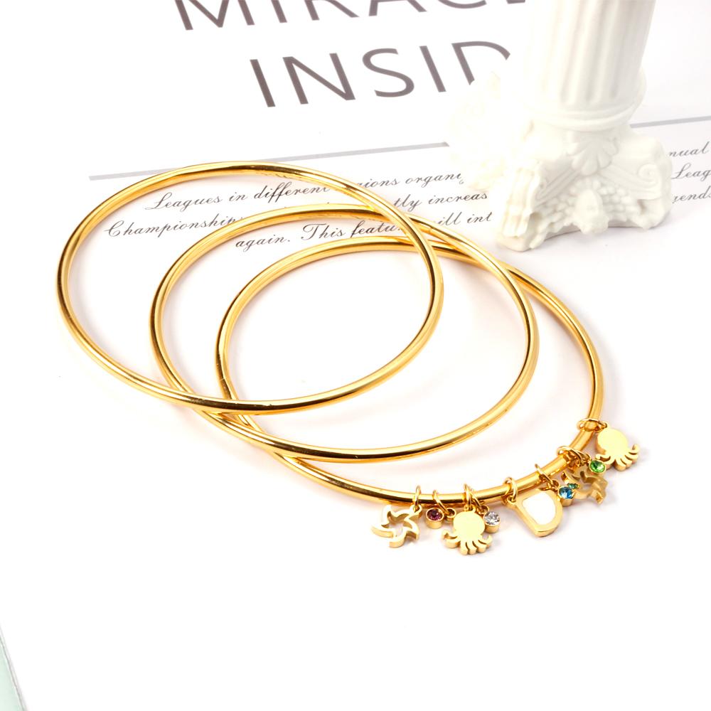 ZANORA  - 3pcs/Set Hollow Star Shell Charm Bracelets