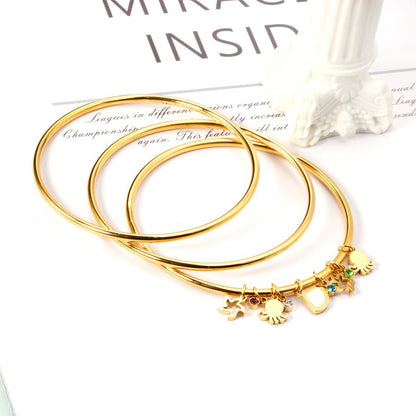ZANORA  - 3pcs/Set Hollow Star Shell Charm Bracelets