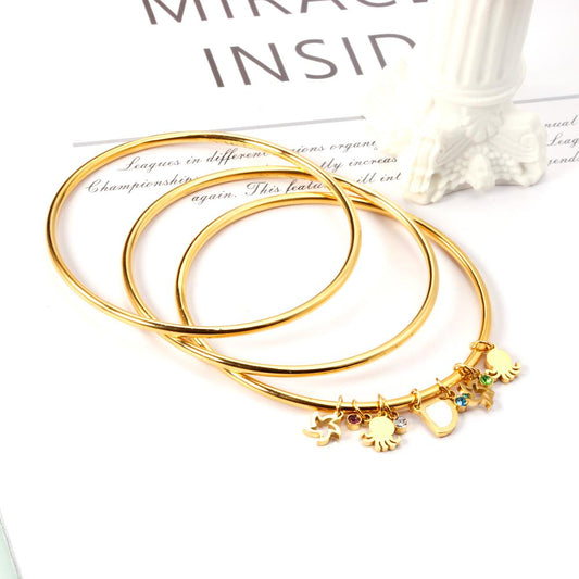 ZANORA  - 3pcs/Set Hollow Star Shell Charm Bracelets