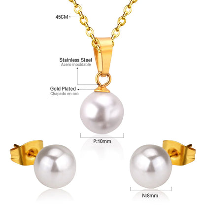 ZANORA Solea Pearl - Pearl Jewelry Set