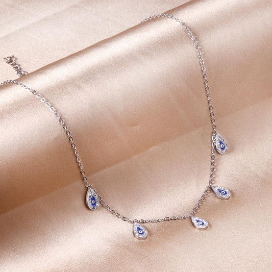 ZANORA Evil Eye Nazar - Evil Eyes Blue Charms Necklace