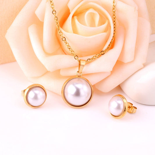 ZANORA Pearl Embrace - Pearl Jewelry Set