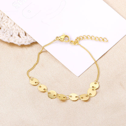 ZANORA - Disc Charm Bracelet