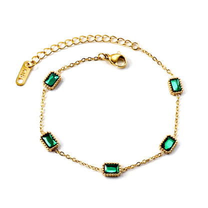 ZANORA - Green Dial Bracelet