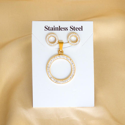 ZANORA - Big Round Zirconia Jewelry Set