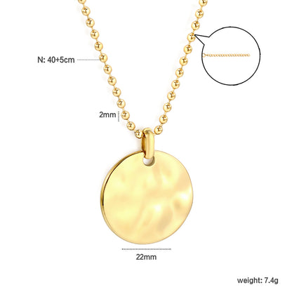 ZANORA - Round Cake Pendant Necklace