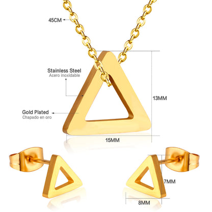 ZANORA - Triangle Jewelry Set