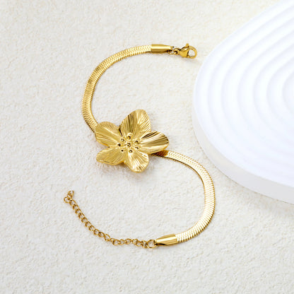 ZANORA- large flower Bracelet