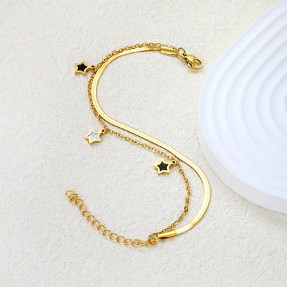 ZANORA - Elegant Double Chain Bracelet