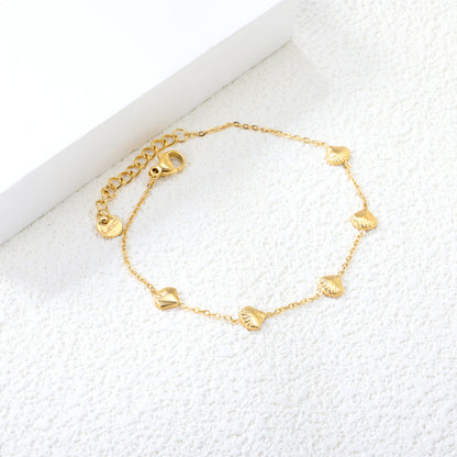 ZANORA- shell gold plated Bracelet