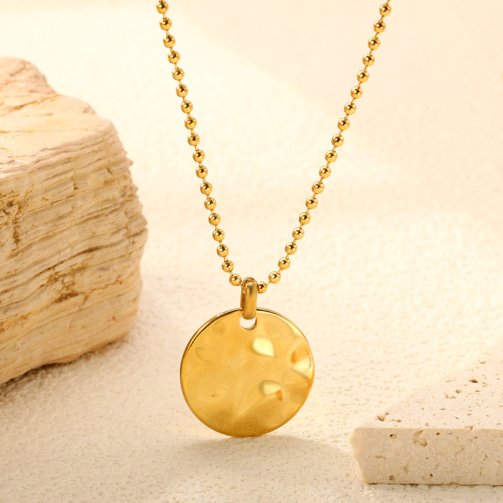 ZANORA - Round Cake Pendant Necklace