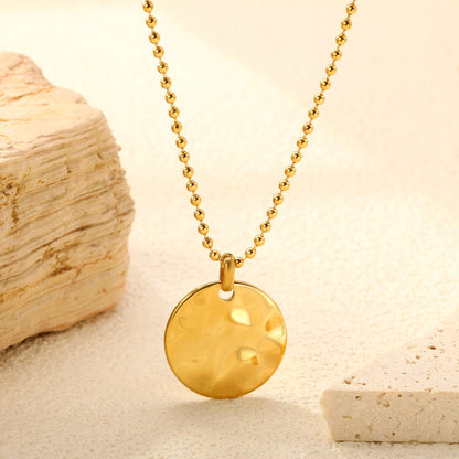 ZANORA - Round Cake Pendant Necklace