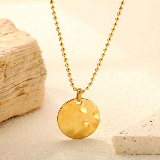 ZANORA - Round Cake Pendant Necklace