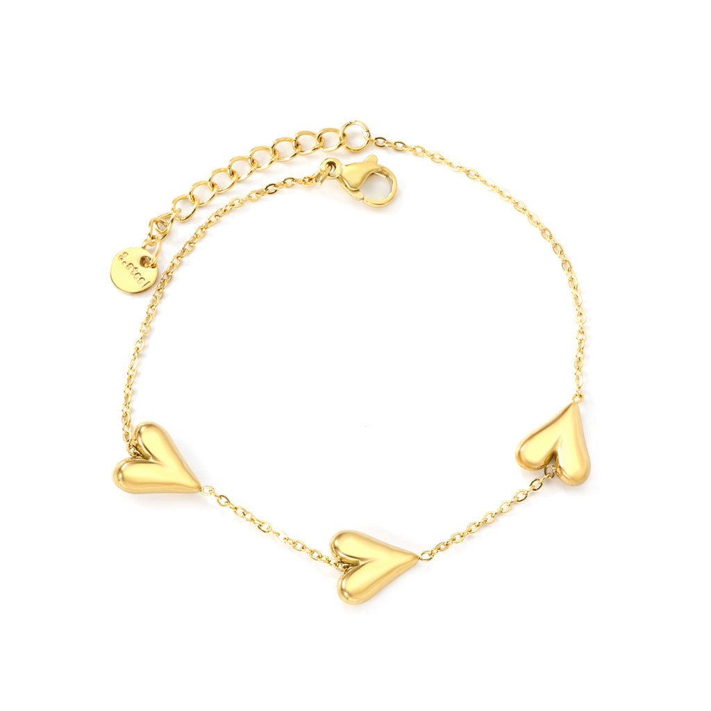 ZANORA- Heart Fitting Bracelet