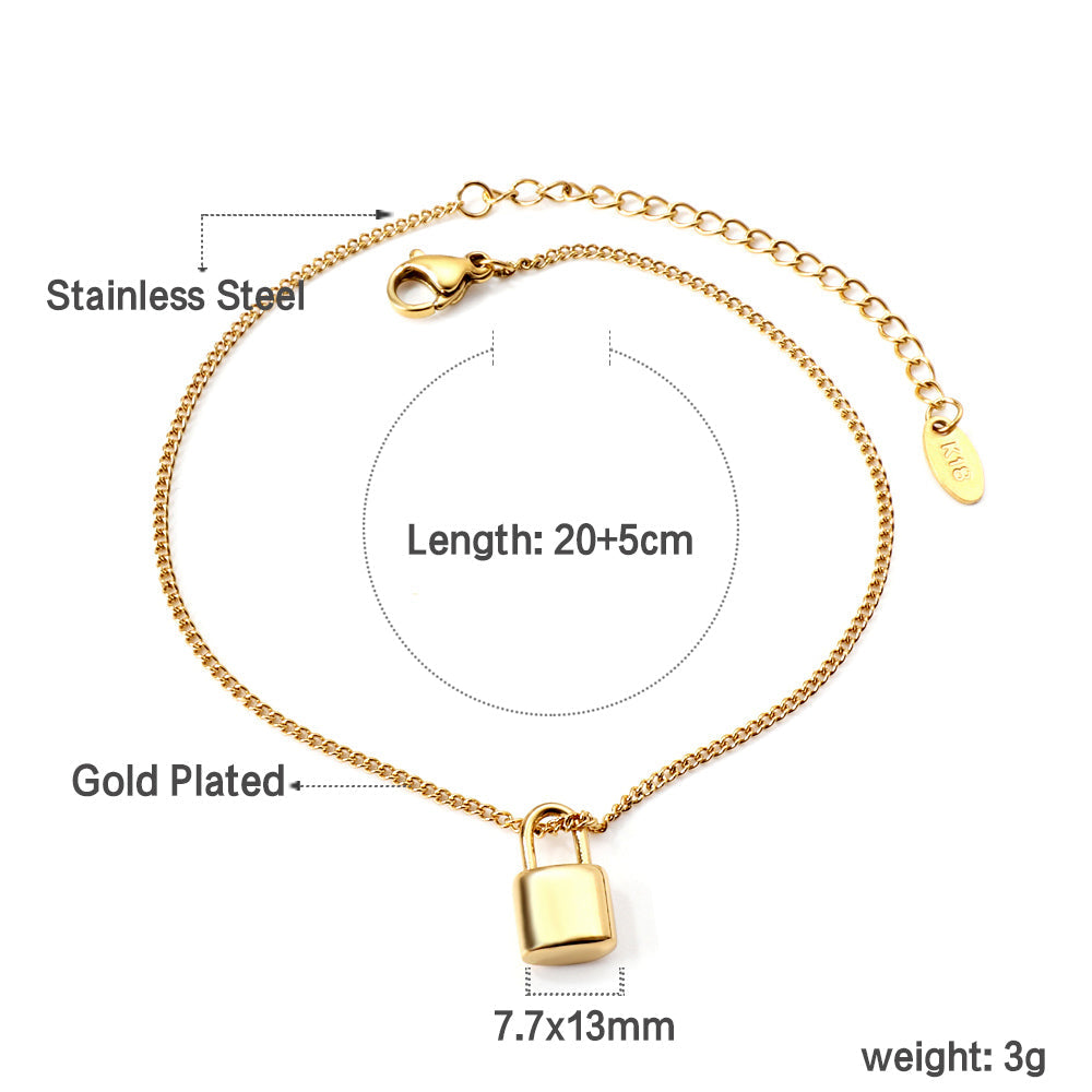 ZANORA - Lock Pendant Bracelet