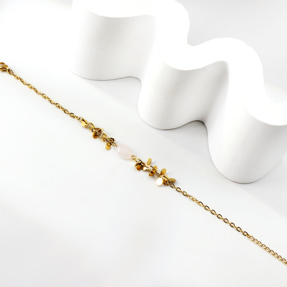 ZANORA - White Beads Bracelet