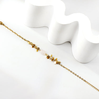 ZANORA - White Beads Bracelet