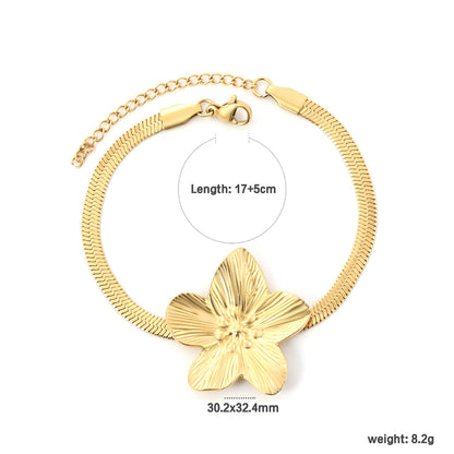 ZANORA- large flower Bracelet