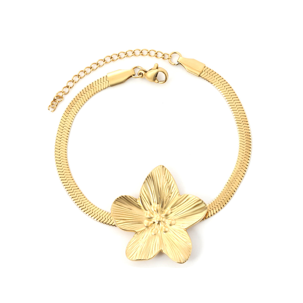ZANORA- large flower Bracelet