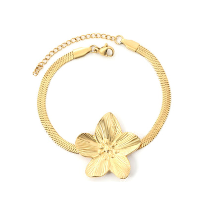 ZANORA- large flower Bracelet