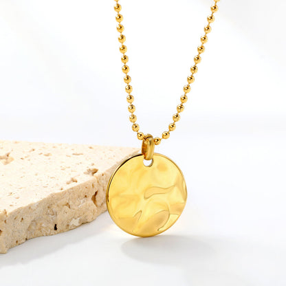 ZANORA - Round Cake Pendant Necklace