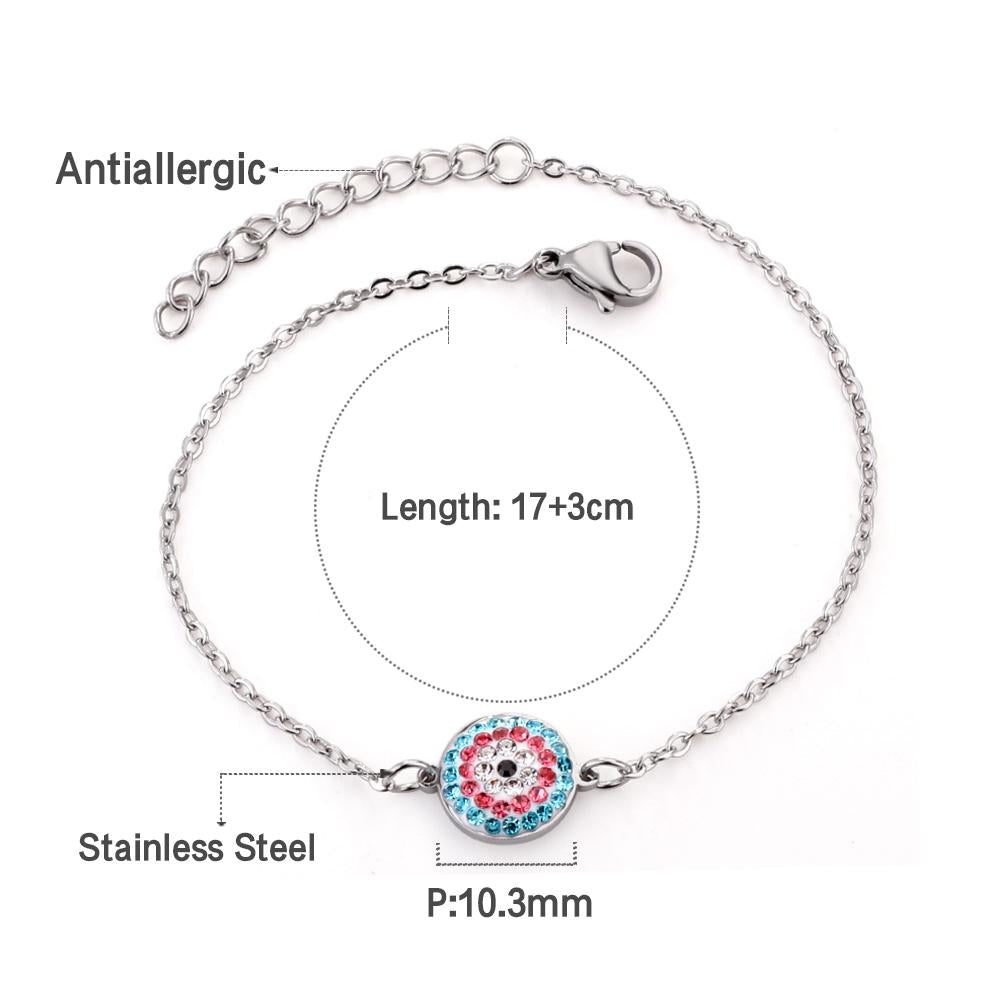 ZANORA - Stainless Steel Cubic Bracelet