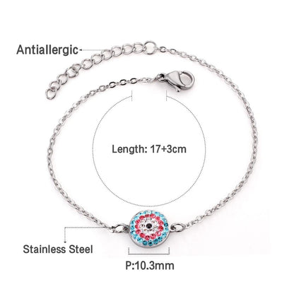 ZANORA - Stainless Steel Cubic Bracelet