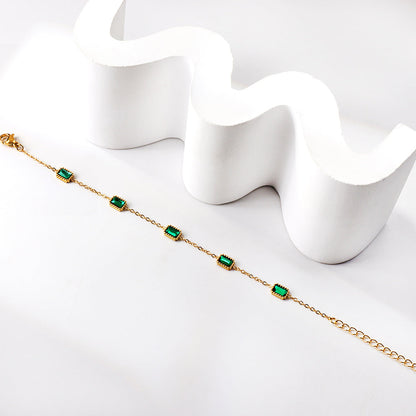 ZANORA - Green Dial Bracelet