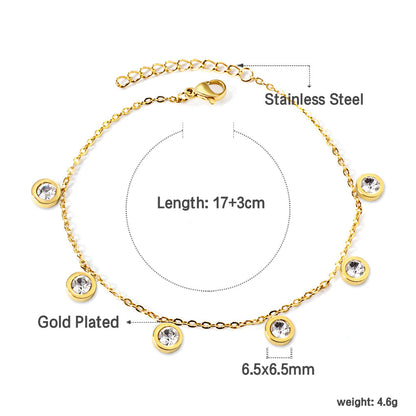 ZANORA - Cylindrical White Diamond Bracelet