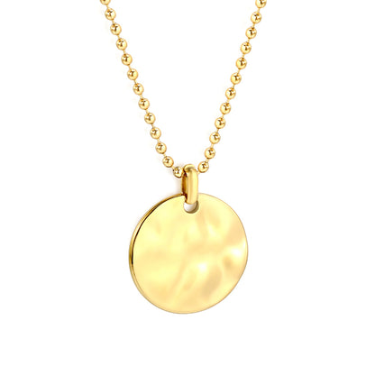 ZANORA - Round Cake Pendant Necklace