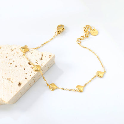 ZANORA- shell gold plated Bracelet