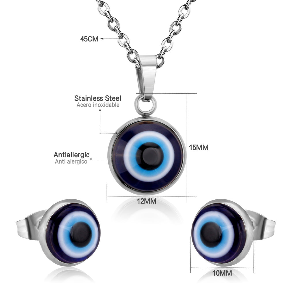 ZANORA - Blue Eye Jewelry Set