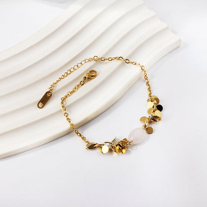 ZANORA - White Beads Bracelet